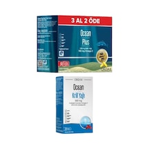 Ocean Krill Oil 500 Mg 30 Kapsül + Ocean Plus 3 Al 2 Öde 1200 Mg Balık Yağı 90 Kapsül 109338-1-101892-1