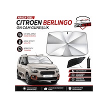 Citroen Berlingo Şemsiye Tip Ön Cam Güneşliği Katlanabilir Uv Korumalı Araç Cam Güneşlik