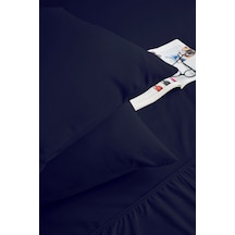 Elart Basic Lastikli Çarşaf Seti Tek Kişilik 100x200+28 Lacivert