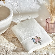 Comfort Touch Nakışlı%100 Pamuk Havlu Mavi 30x50 Cm Çok Renkli