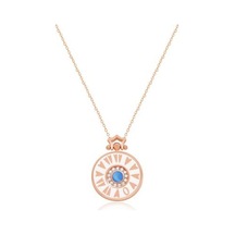 Tektaş - Pembe Altın 14 Ayar Saat Kolye N11.45728