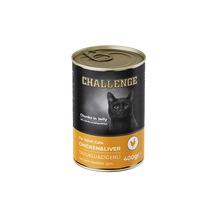 Challenge Tavuklu Ciğerli Yetişkin Kedi Konservesi 400 Gr