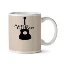 Accio Guitar İki Tarafı Baskılı Kupa Bardak Çok Renkli