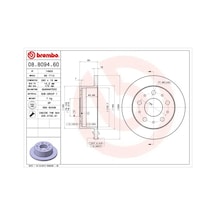 Fren Disk - Fiat Ducato - Brembo-08809460