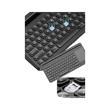 Şarjlı Bluetooth Touchpad Klavye Kablosuz Bağlantı Pc Telefon Tablet Uyumlu Kolay Kablosuz Bağlantı