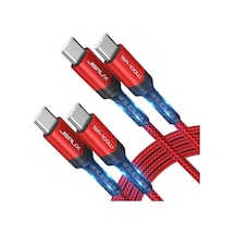 Jsaux Usb C - Usb C Kablosu 100watt 5 Amper Type-c Süper Hızlı Şarj Ve Data Kablosu Cc00201k2