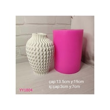 Yy1804-dalgalı Vazo- Silikon Kalıp