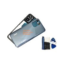 Tkgz Xiaomi Redmi Note 10 4g Kasa Arka Pil Batarya Kapağı Tamir Seti Siyah