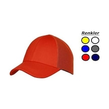 Şapkalı Baret Sport Model Kırmızı