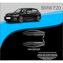 Bmw F20 Krom Cam Çerçevesi Paslanmaz Çelik 8 Parça