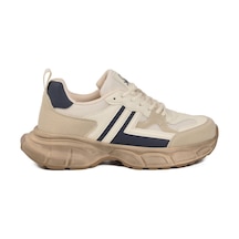 United Colors Of Benetton Bej Fileli Hafif Bağcıklı Unisex Spor Ayakkabı Bnı-10280 G