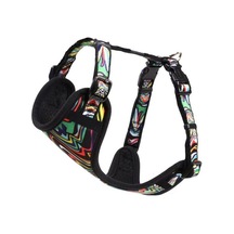 Rogz Fashion Tuig M Wild Stripes Blue Göğüs Tasması Mavi