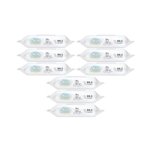 Sleepy Islak Havlu Bio Natural 40'lı 9 Lu Set 360 Yaprak Tekli