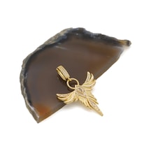 Ajda Charm Çelik Altın Kaplama Kadın Melek Model-chr-123 Gold