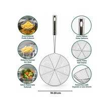 İbico İ22-296 Çelik Kevgir 19-20cm Metal Saplı - 12'li Paket