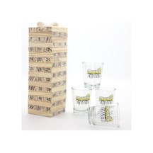 Jenga Shot Bardak Oyunu