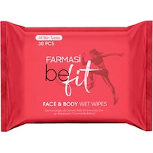 Farmasi Be Fit Yüz ve Vücut Için Islak Mendil 30'lu