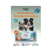 Reflex Care Evcil Hayvanlar İçin Çok Amaçlı Hijyenik Temizleme Havlusu 50'li - Alaçatı Ice Kokulu
