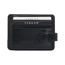 Tergan Siyah Deri Erkek Kredi Kartlık 01533B06