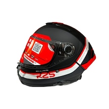 MT Thunder 4 SV R25 B5 Şeffaf Vizör Kask Kırmızı - Mat Siyah