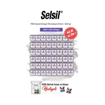 Selsil Pak 500 Gr, 48 Al 41 Öde Genel Amaçlı Temizleyici Krem Ve Rosie Pamuk