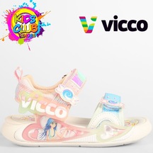 Vicco Arial Ortopedik Çocuk Sandalet Pudra
