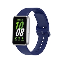 Galaxy Fit 3 Silikon Kordon Nvth Krd-110 Strap Kayış-lacivert