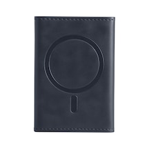 Erturkstore Joko Tema Magsafe Deri Kartlık - Lacivert Renkli