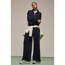 Defacto Wıde Leg Cepli Geniş Paça Uzun Boy Modal Sporcu Pantolon F9493ax26spnv146 Lacivert-nv146