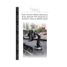 Özel Üretim Mobil Aksesuar Araç Aparatı Yol Yardımcısı Telefon Tutucu Jx028 Siyah