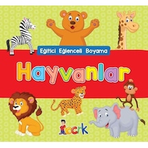 Hayvanlar - Eğitici Eğlenceli Boyama- Bıcırık Yayınları