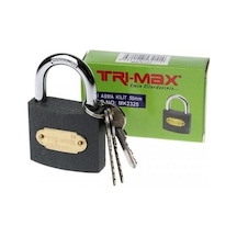 Tri-max Gri Döküm Asma Kilit 38 Mm Mk2324 Baytec