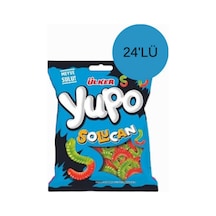 Ülker Yupo Jelibon Solucan Meyve Sulu Aromalı Yumuşak Şekerleme 80 Gr 24 Adet