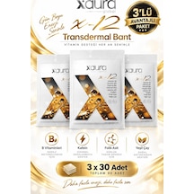 Xaura X-12 30'lu Transdermal Bant 3 Adet