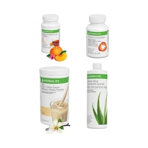 Set - 1 Vanilya - 1 Şeftali Çay + Aloe Içecek + Thermo