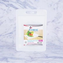 Sapsız Büyük Plastik Kesim Panosu 33.5x24cm Bx40 Çok Renkli
