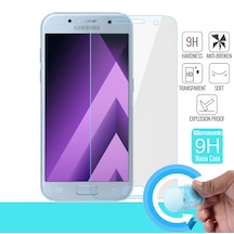 Senalstore Samsung A7 2017 Uyumlu Ekran Koruyucu Nano Esnek Flexible Micro Temperli Kırılmaz Cam Ekran Koruyucu Nano