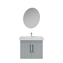 Creavit D20 65 Cm Banyo Dolabı Ve Yuvarlak Ayna Takım Mat Gri Creavit D20 65 Cm Banyo Dolabı Ve Yuvarlak Ayna Takım Mat Gri