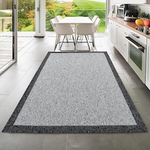 Capri Modern Gri Sisal Dokuma Halı Salon Halısı Mutfak Balkon Halısı Koridor Halısı 13345a Çok Renkli
