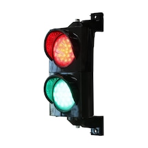100 mm Ledli İkili Sinyal Verici, Trafik Lambası-2983 - 12 VDC