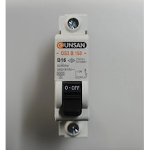 1 Adet Günsan 1x20 A B Tipi 6ka W Otomat Sigorta 10