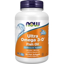 Now Ultra Omega 3-d , Omega 3 Fish Oil 1200 Mg Epa 600 Dha 300 +