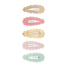 Mimi & Lula Scalloped Edge Mini 5'li Toka Çok Renkli