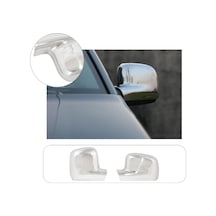 Volkswagen Caddy Uyumlu 2003-2014 Krom Ayna Kapağı 2 Parça Paslanmaz Çelik