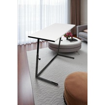 Yükseklik Ayarlı Zigon Laptop Sehpası Geniş Çalışma Yemek Masası