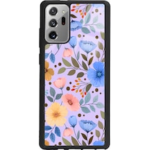 Samsung Uyumlu Note 20 Çiçek Bahçesi Tasarımlı Glossy Telefon Kılıfı Çok Renkli