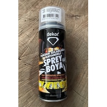 Dekor 600 Derece Isıya Dayanıklı Boya Eksoz Ve Soba Boyası Mat Siyah