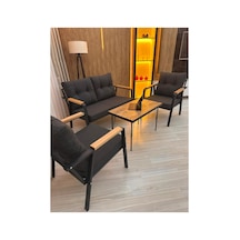 Green Garden Yaren Model, Balkon, Bahçe, Cafe, Metal Koltuk Takımı, Bahçe Takımı , Çay Seti, 2+1+1+sehpa Metalik