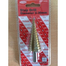 TOMAX KADEMELİ METAL DELİCİ MATKAP UCU - 4 MM - 30 MM ARASI
