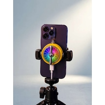 Rgb Fanlı Mobil Oyun Soğutucusu Usb Type-c Uyumlu